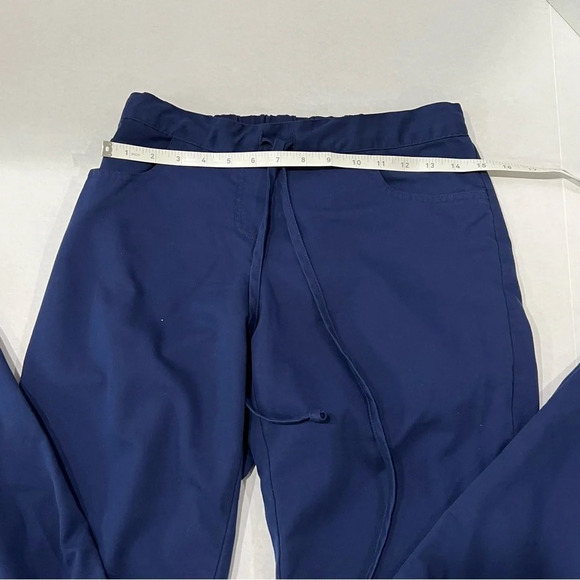 Grey's Anatomy Women’s Blue Drawstring 5 pocket Scrub Pants Size XS - Picture 11 of 12